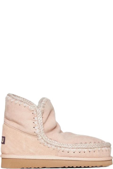 Homeware Mou Rose Beige Eskimo 18 Ankle Boots