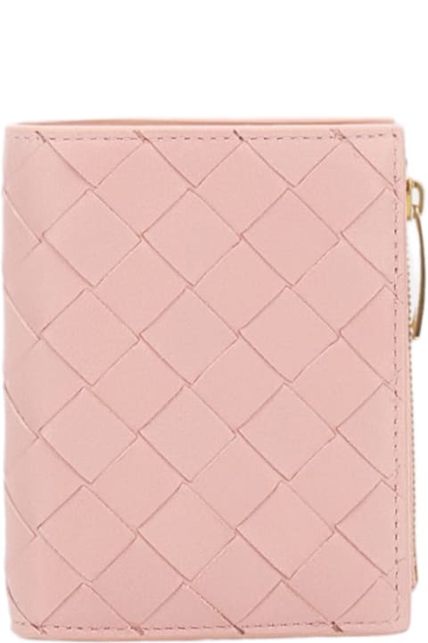 Wallets for Women Bottega Veneta Woven Bi-fold Wallet