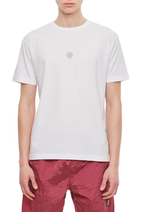 Stone Island Sale for Men Stone Island T-shirts And Polos White