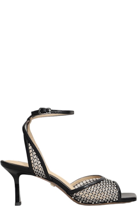 Homeware Lola Cruz Carmen 65 Sandals In Black Leather And Fabric