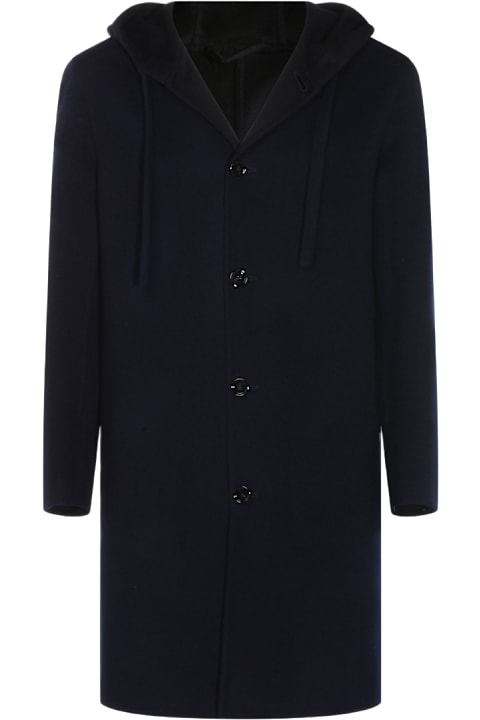 أدوات منزلية Lardini Blue Wool Coat