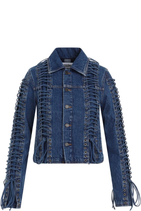 Jean Paul Gaultier Coats & Jackets for Women Jean Paul Gaultier Corset Denim Jacket