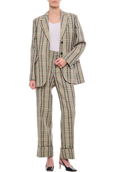 Homeware Durazzi Milano Checked Tailored Jacket