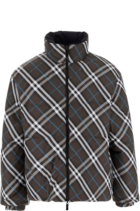 Coats & Jackets for Men Burberry Equestrian Knight Reversible Down Jacket