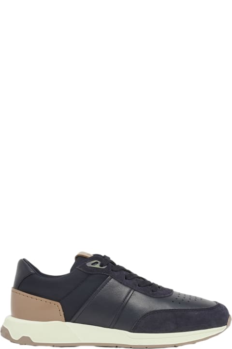 Tod's Men Tod's Leather And Fabric Sneakers