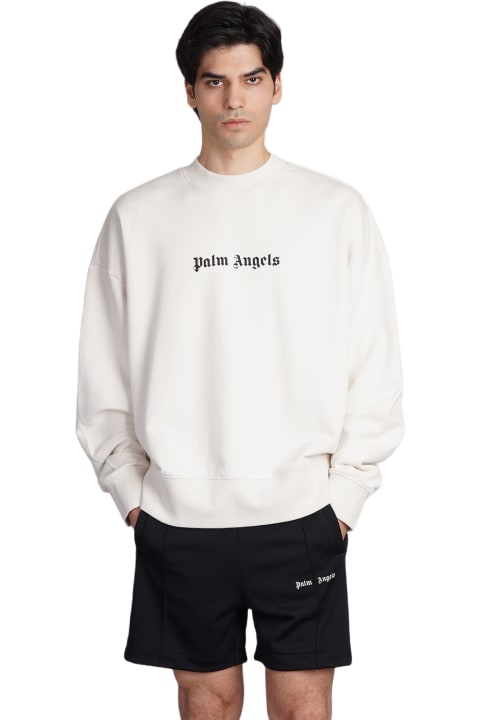 Palm Angels for Men Palm Angels Sweatshirt In Beige Cotton