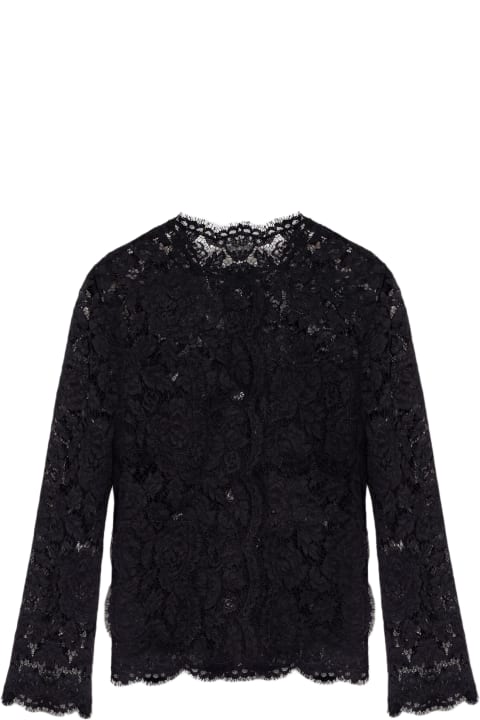 Dolce & Gabbana Clothing for Women Dolce & Gabbana Single Breasted Lace Jacket
