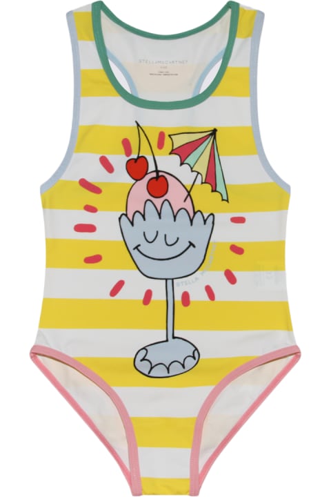 Swimwear for Boys Stella McCartney White Multicolour Swimsuit