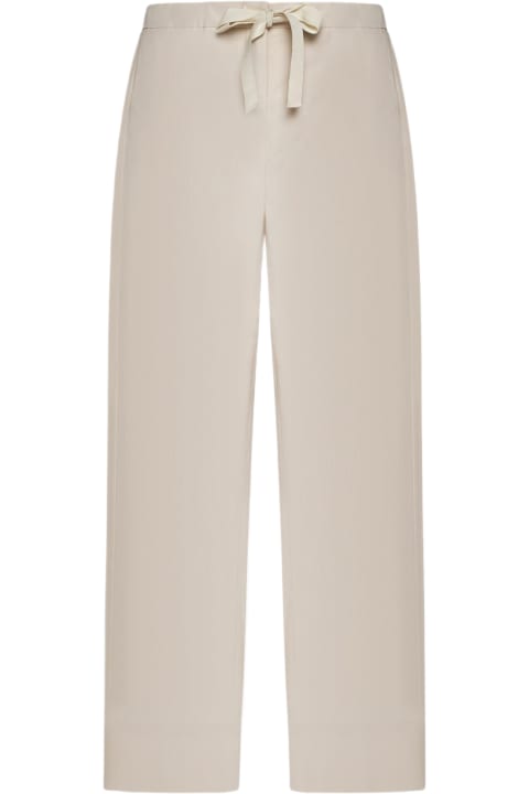 'S Max Mara Clothing for Women 'S Max Mara Argento Cotton Trousers