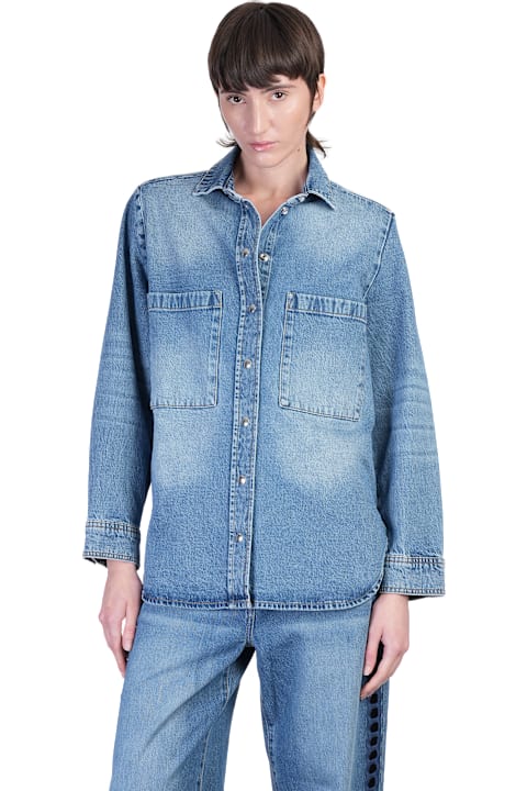 IRO for Women IRO Lydie Denim Jackets In Blue Cotton