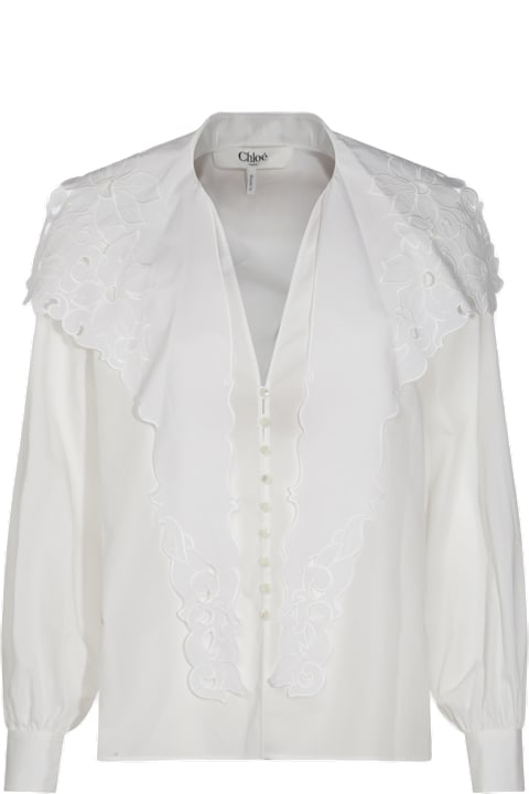 Chloé Clothing for Women Chloé White Cotton Shirt