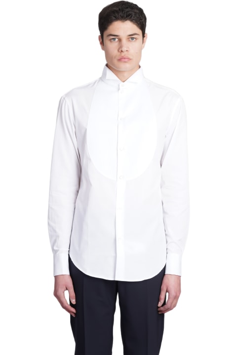 Emporio Armani Shirts for Men Emporio Armani Shirt In White Cotton