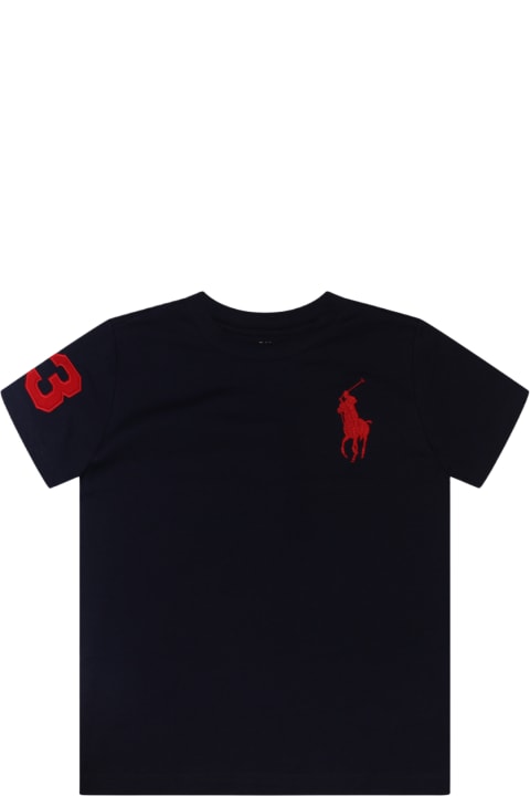 أدوات منزلية Polo Ralph Lauren Navy Cotton T-shirt