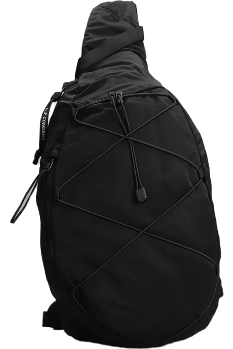 C.P. Company Shoulder Bags for Men C.P. Company Black Nylon Nylon B Crossbody Bag