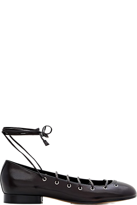 Durazzi Milano Shoes for Women Durazzi Milano Ballerina Cross Over Laces