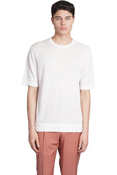 Ballantyne Topwear for Men Ballantyne T-shirt In White Linen