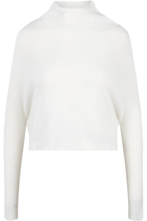 Rick Owens Sweaters for Women Rick Owens Cropped Crater Knit Top