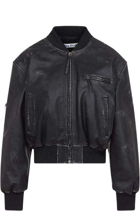 Coats & Jackets for Women Acne Studios Leather Jacket