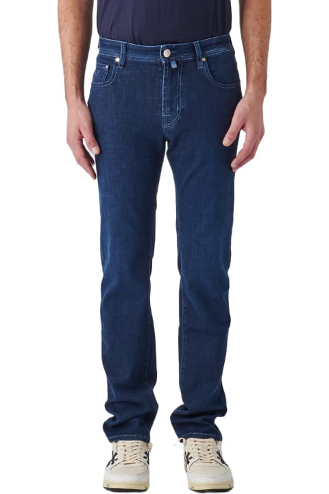 Jacob Cohen Clothing for Men Jacob Cohen Pantalone Slim Fit With Zip Bard Trousers