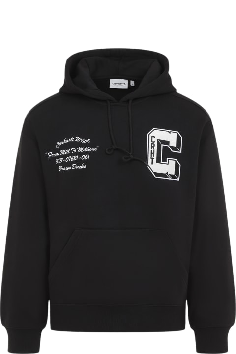 【Carhartt】 HOODED BROWN DUCKS SWEATSHIRT Carhartt WIP Hooded Brown Ducks Sweatshirt | Hamilton Brown