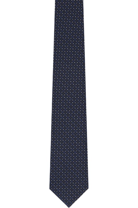 Zegna لـ Men Zegna Silk Jacquard Tie