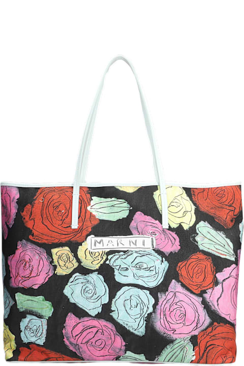 Marni for Men Marni Tote In Black Cotton