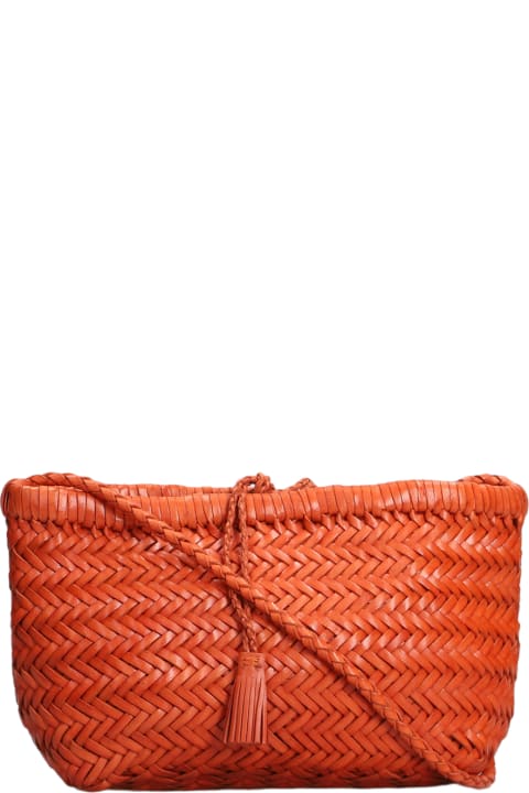 Dragon Diffusion Shoulder Bags for Women Dragon Diffusion Minsu Shoulder Bag In Orange Leather