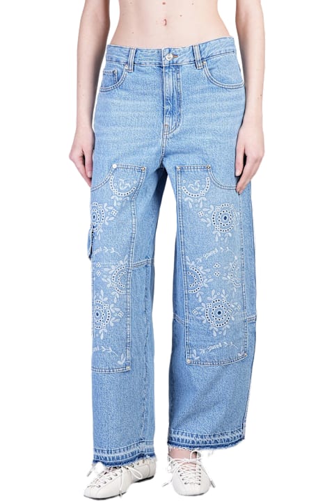 Ganni for Women Ganni Jeans In Blue Cotton