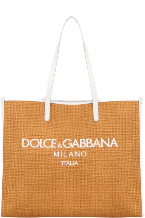 Dolce & Gabbana for Women Dolce & Gabbana Dolce & Gabbana Large Shopping Woven Bag