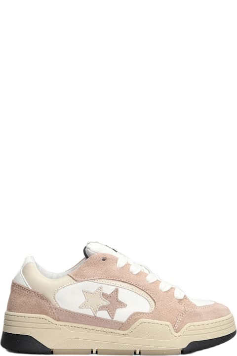 2Star Sneakers for Women 2Star Sneakers In Rose-pink Suede And Leather