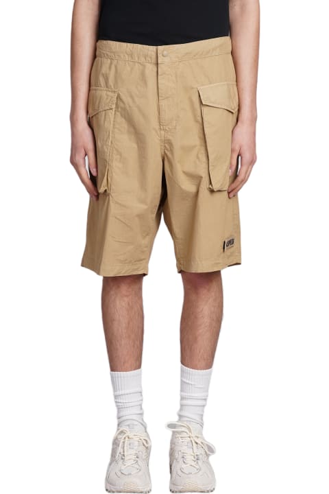 Aspesi Pants for Men Aspesi Bermuda Lou Bis Shorts In Beige Cotton