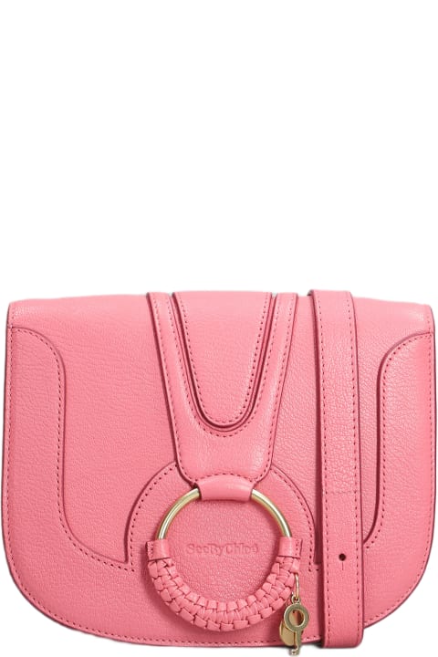 See by Chloé Bags for Women See by Chloé Hana Shoulder Bag In Rose-pink Leather