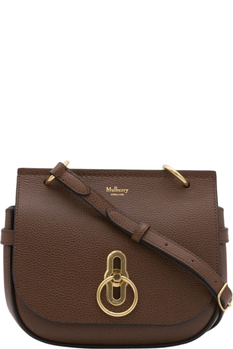 Fashion for Women Mulberry Brown Leather Ambereley Crossbody Bag