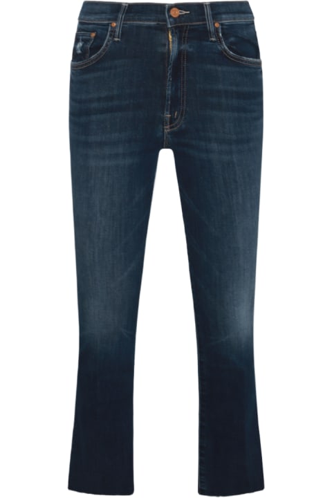 Mother Jeans for Women Mother Teaming Up Denim And Cotton Blend Jeans