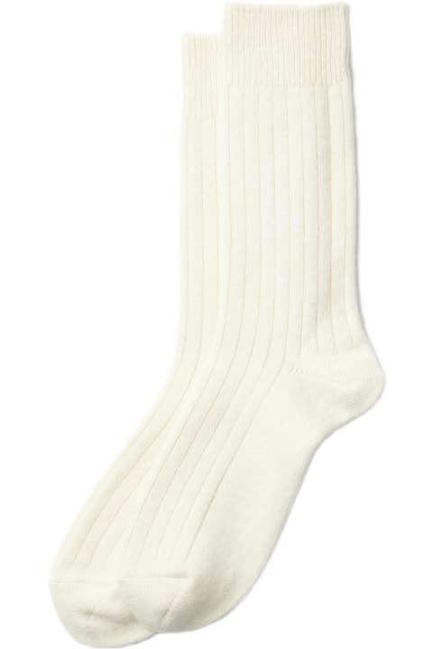 Underwear for Men Rototo Cotton Wool Ribbed Crew Socks