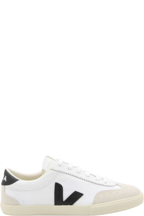 Sneakers for Men Veja White Leather Volley Sneakers
