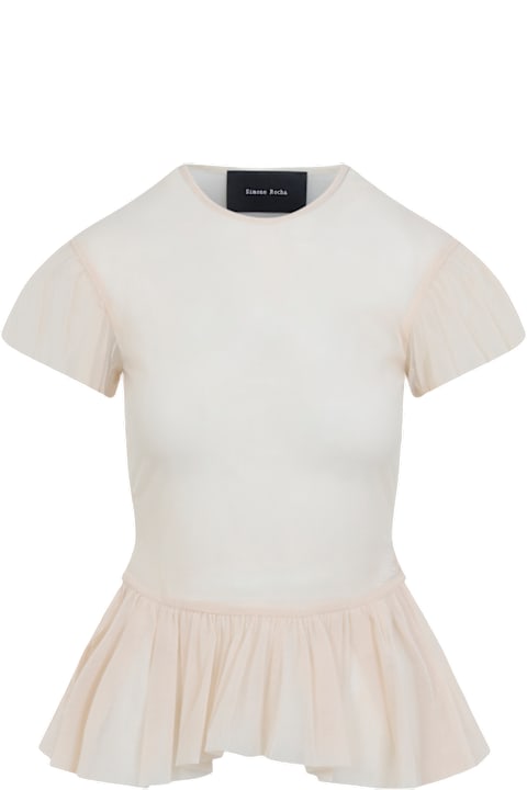 Homeware Simone Rocha Sheer Ballet Peplum Top