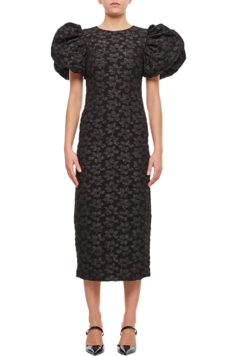 Rotate by Birger Christensen Clothing for Women Rotate by Birger Christensen 3d Jacquard Midi Dress