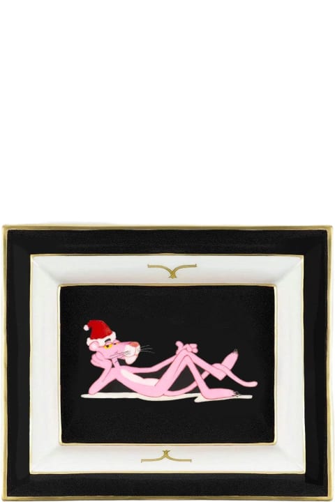 Larusmiani Home Décor Larusmiani Pocket Emptier Pink Panther Christmas Tray