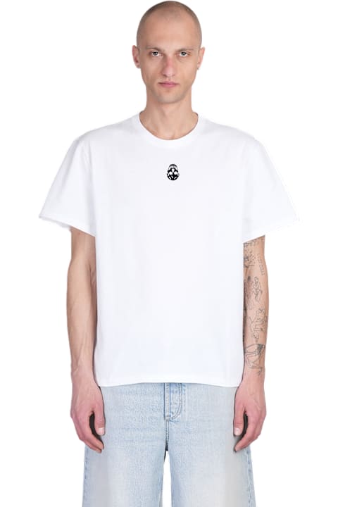 Alexander McQueen Topwear Sale for Men Alexander McQueen T-shirt In White Cotton