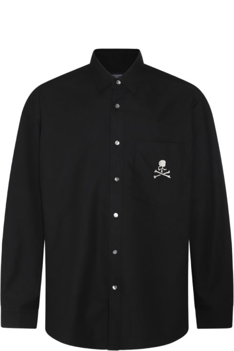 メンズ MASTERMIND WORLDのシャツ MASTERMIND WORLD Black Cotton Shirt