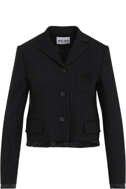 Miu Miu Coats & Jackets for Women Miu Miu Wool Jacket