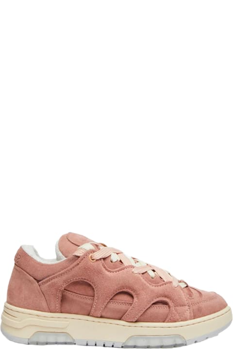 Sneakers for Women Paura Santha 1 Suede Antique Pink Suede Low Sneaker