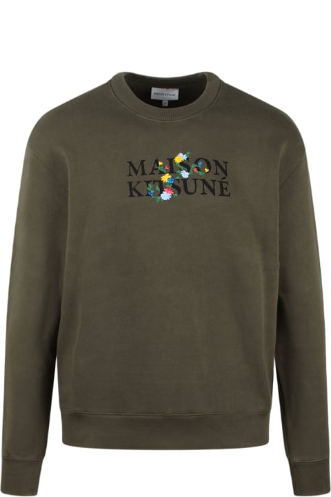Maison Kitsuné for Men Maison Kitsuné Maison Kitsune Flowers Comfort Sweatshirt