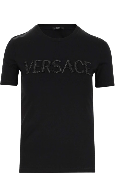 Topwear for Women Versace Cotton T-shirt With Logo
