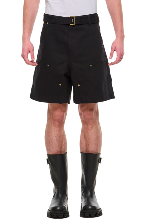 ✨美品✨24ss✨sacai✨Cotton Gabardine Shorts ✨美品✨24ss✨sacai✨Cotton Gabardine Shorts - メルカリ