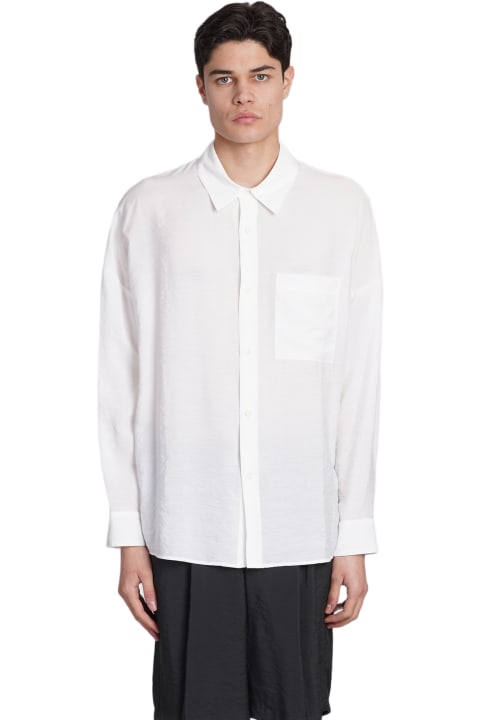 メンズ Attachmentのシャツ Attachment Shirt In White Nylon