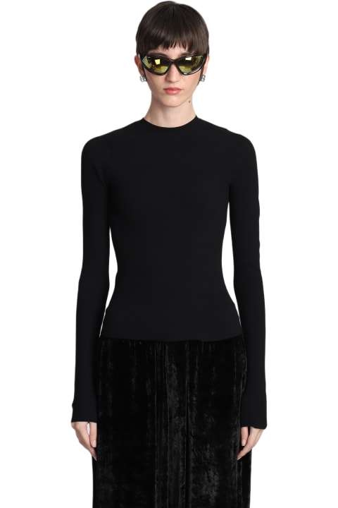 Balenciaga Clothing for Women Balenciaga Topwear In Black Cotton