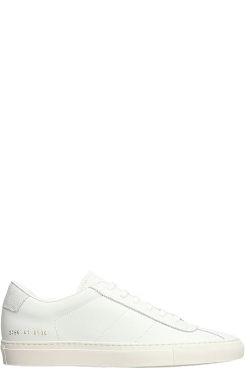 Common Projects for Men Common Projects Tennis Classic Sneakers In White Leather