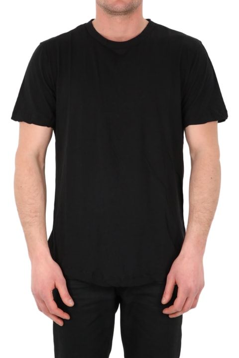James Perse Topwear for Men James Perse Black Cotton T-shirt
